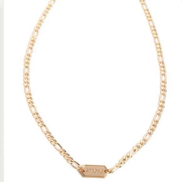 Paparazzi"Strong" Suit Necklace Gold Unisex Inspirational Lead/Nickel Free New - Picture 4 of 4